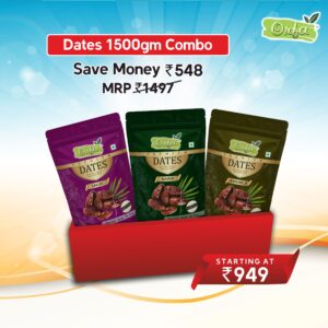 Premium Dates Combo Packs – 1500gm Assorted Delights