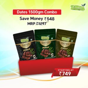 Premium Dates Combo Packs – 1500gm Assorted Delights