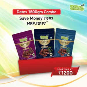 Premium Dates Combo Packs – 1500gm Assorted Delights